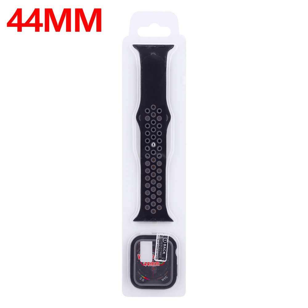 Strap-it Strap-it Apple Watch Sport Strap + TPU Case (Black/Grey) Strap-it Strap-it Apple Watch Sport Strap + TPU Case (Black/Grey)