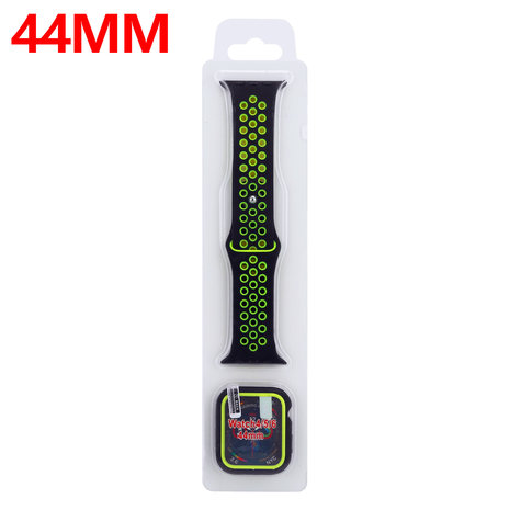 Strap-it Strap-it Apple Watch Sport Strap + TPU Case (Black/Yellow) Strap-it Strap-it Apple Watch Sport Strap + TPU Case (Black/Yellow)