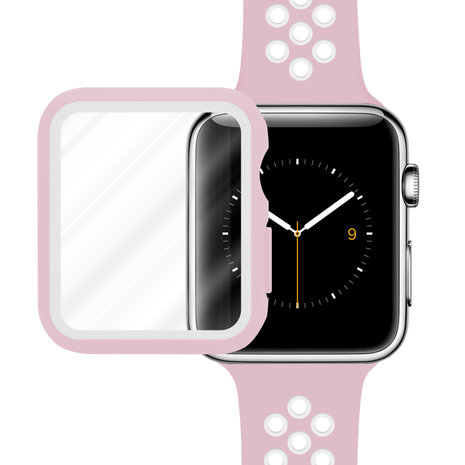 Strap-it Strap-it Apple Watch Sport Strap + TPU Case (Pink/White) Strap-it Strap-it Apple Watch Sport Strap + TPU Case (Pink/White)