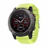 Strap-it Garmin Fenix 5x/6x Silicone Strap (Light Green)