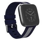Strap-it Strap-it Apple Watch Canvas Strap (Blue/Grey)