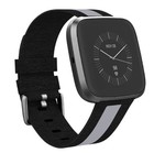 Strap-it Strap-it Apple Watch Canvas Strap (Black/Grey)