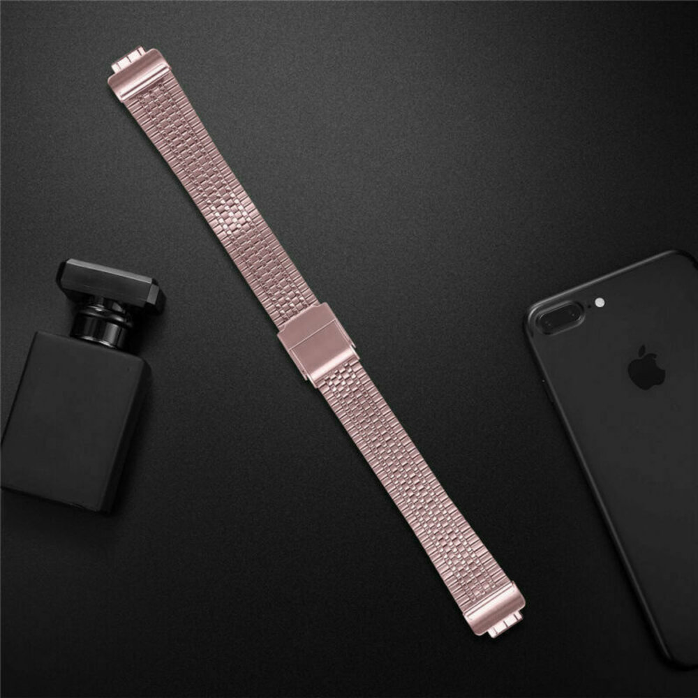 Strap-it Strap-it Fitbit Inspire Fine Steel Strap (Pink) Strap-it Strap-it Fitbit Inspire Fine Steel Strap (Pink)