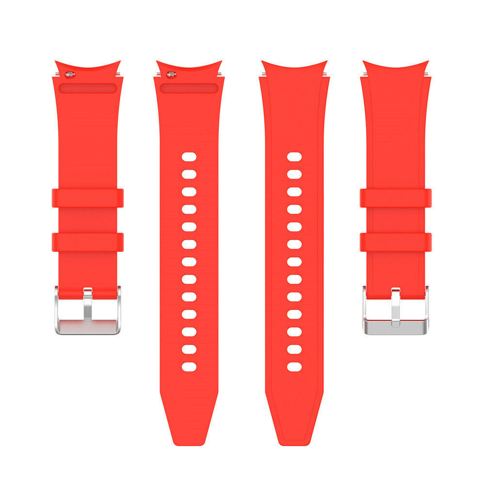 Strap-it Strap-it Samsung Galaxy Watch 4 Classic 42mm Silicone Strap Perfect Fit (Red) Strap-it Strap-it Samsung Galaxy Watch 4 Classic 42mm Silicone Strap Perfect Fit (Red)