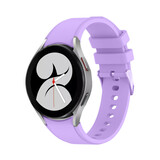 Strap-it Samsung Galaxy Watch 4 40mm Silicone Strap Perfect Fit (Lilac)