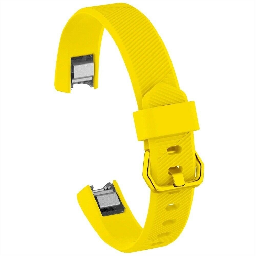 Strap-it Strap-it Fitbit Alta (HR) Silicone Strap (Yellow)