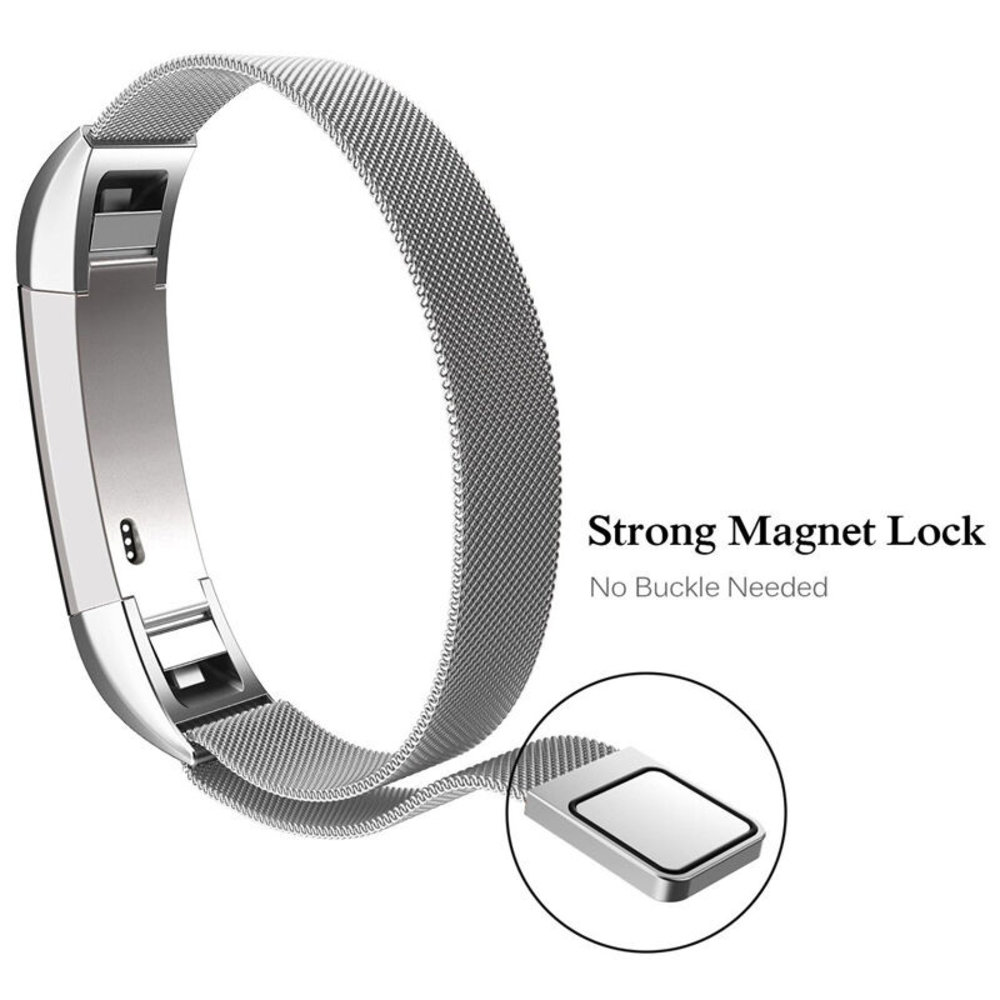 Fitbit Alta HR Milanese Strap Silver