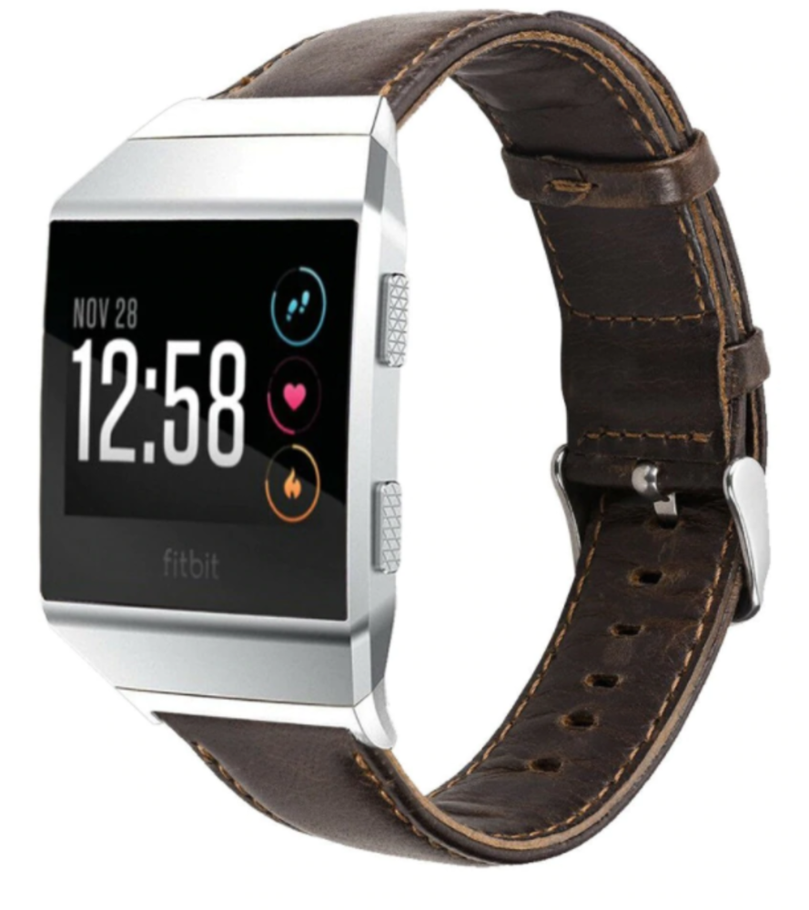 Fitbit ionic leather discount