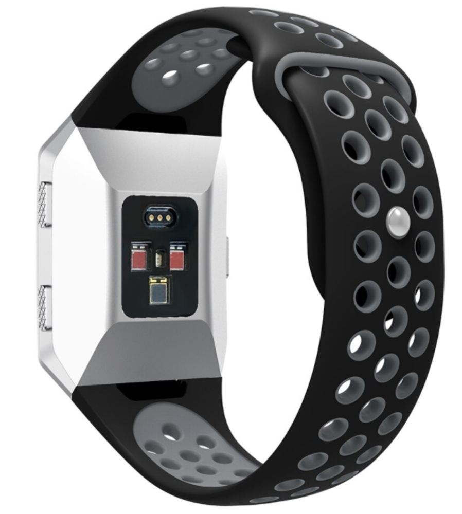 Strap-it Strap-it Fitbit Ionic Sport Strap (Black/Grey) Strap-it Strap-it Fitbit Ionic Sport Strap (Black/Grey)