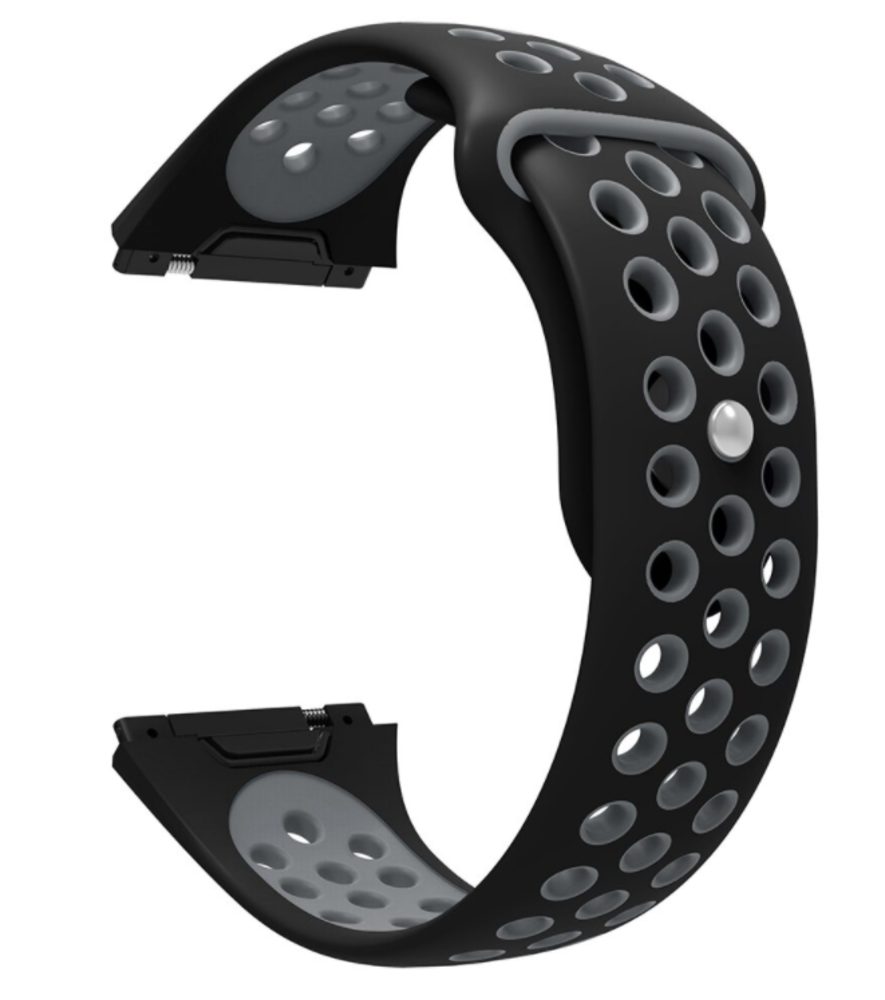 Strap-it Strap-it Fitbit Ionic Sport Strap (Black/Grey) Strap-it Strap-it Fitbit Ionic Sport Strap (Black/Grey)