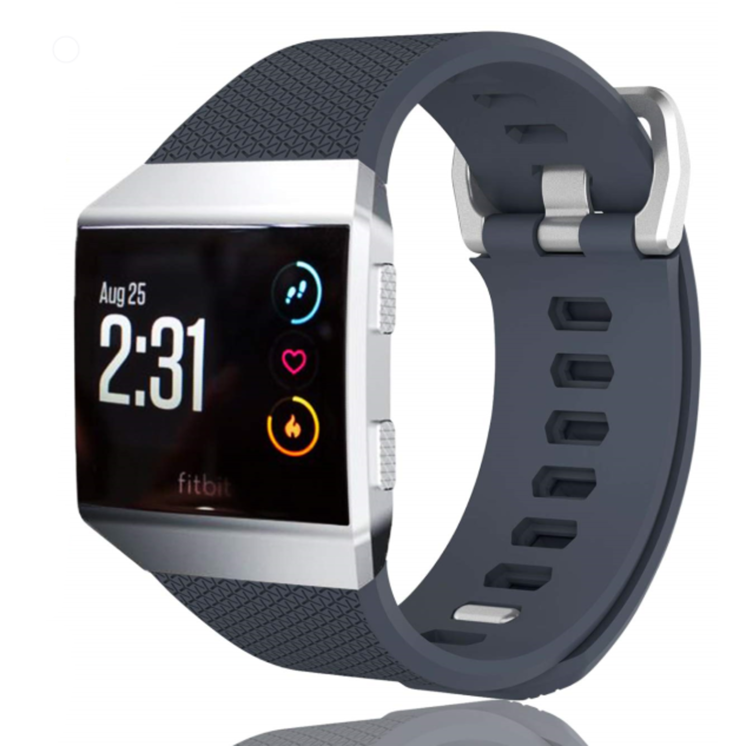 Fitbit ionic hot sale silver gray