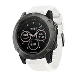 Strap-it Garmin Fenix 5x/6x Silicone Strap (White)