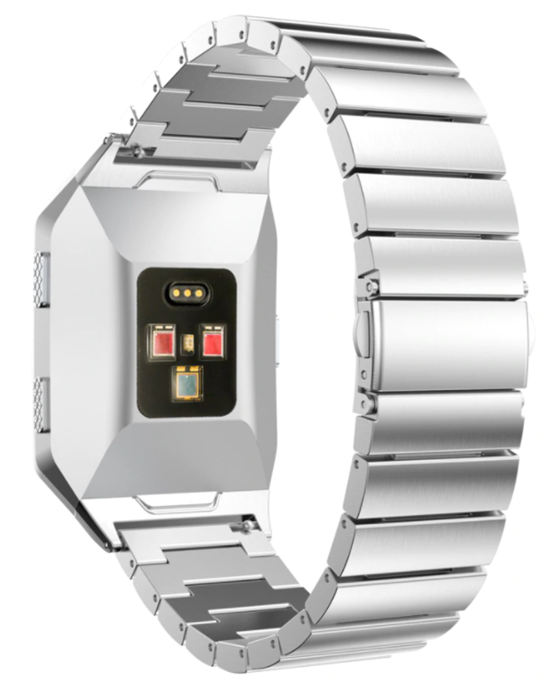 Strap-it Strap-it Fitbit Ionic Metal Strap (Silver) Strap-it Strap-it Fitbit Ionic Metal Strap (Silver)