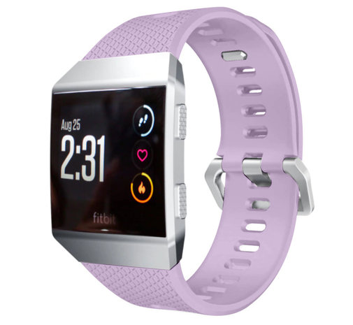 Strap-it Strap-it Fitbit Ionic Silicone Strap (Light Purple)