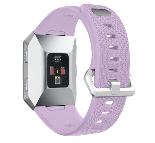 Strap-it Strap-it Fitbit Ionic Silicone Strap (Light Purple)