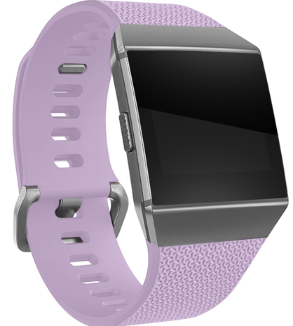 Strap-it Strap-it Fitbit Ionic Silicone Strap (Light Purple)