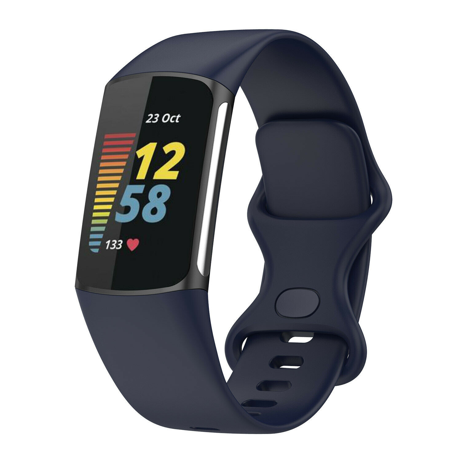 Fitbit Charge 5 Silicone Strap (Dark Blue)