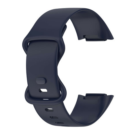 Strap-it Strap-it Fitbit Charge 5 Silicone Strap (Dark Blue)