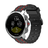 Strap-it Polar Grit X Silicone Strap Tough (Black/Red)
