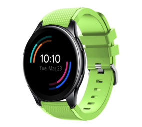 Strap-it OnePlus Watch Silicone Strap Perfect Fit (Light Green)