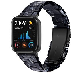 Strap-it Xiaomi Amazfit GTS Resin Strap (Black/White) Strap-it Xiaomi Amazfit GTS Resin Strap (Black/White)