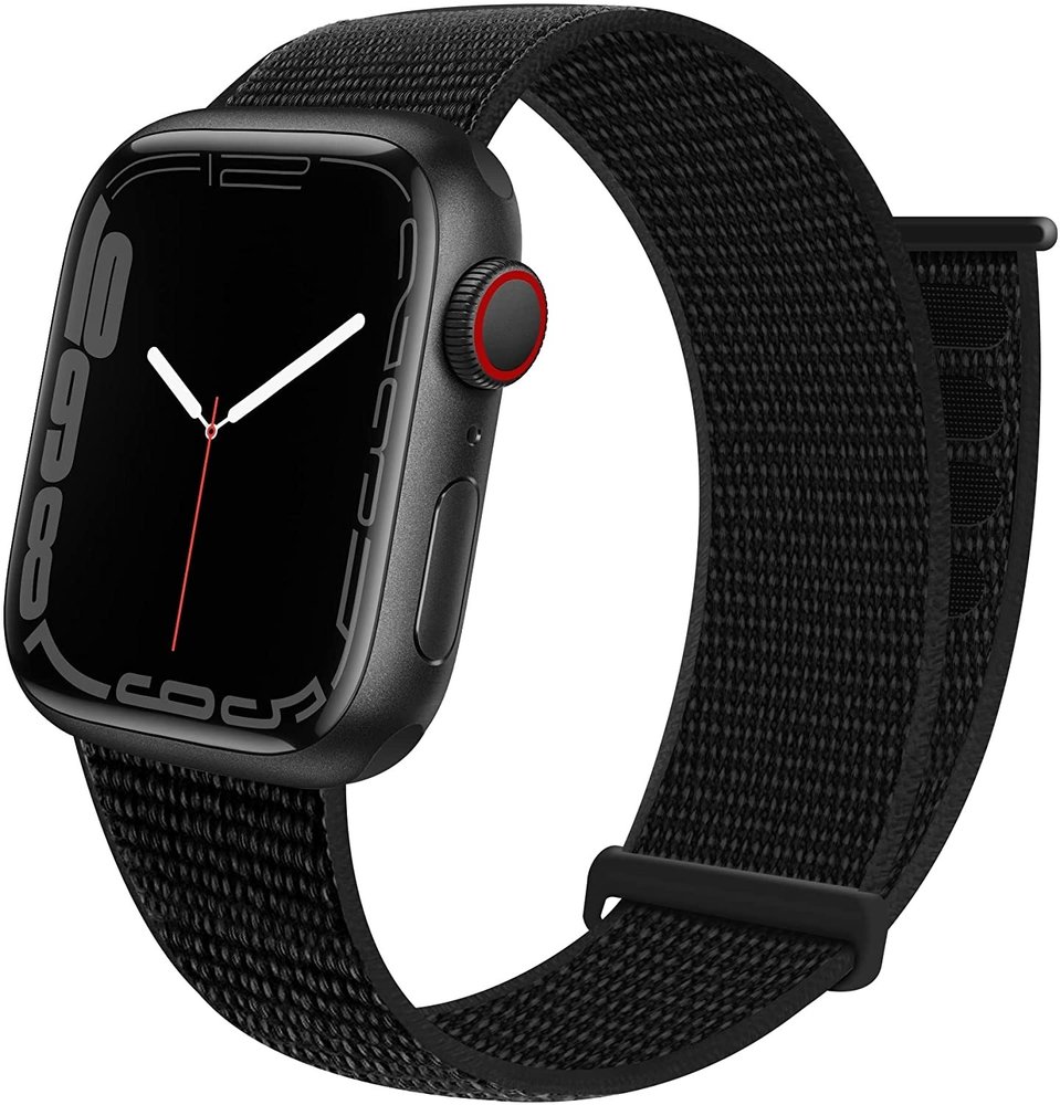 Strap-it Strap-it Apple Watch Nylon Loop Strap (Black) Strap-it Strap-it Apple Watch Nylon Loop Strap (Black)