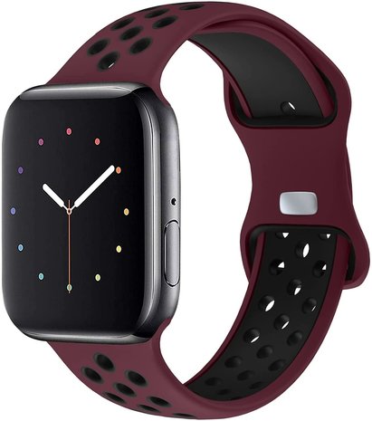 Burgundy apple watch strap hot sale