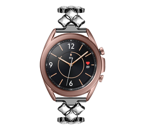 Strap-it Steel Diamond Samsung Galaxy Watch 3 41mm Strap (Black) Strap-it Steel Diamond Samsung Galaxy Watch 3 41mm Strap (Black)