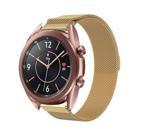 Strap-it Samsung Galaxy Watch 3 Milanese Strap 41mm (Gold) Strap-it Samsung Galaxy Watch 3 Milanese Strap 41mm (Gold)