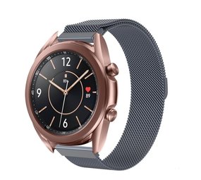 Strap-it Samsung Galaxy Watch 3 Milanese Strap 41mm (Space Grey) Strap-it Samsung Galaxy Watch 3 Milanese Strap 41mm (Space Grey)
