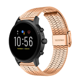 Strap-it Fossil Gen 5 Fine Steel Strap (Rose Gold) Strap-it Fossil Gen 5 Fine Steel Strap (Rose Gold)
