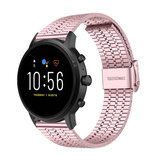 Strap-it Fossil Gen 5 Fine Steel Strap (Pink) Strap-it Fossil Gen 5 Fine Steel Strap (Pink)