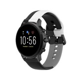Strap-it Fossil Gen 5 Triple Sport Strap (Black-White-Grey) Strap-it Fossil Gen 5 Triple Sport Strap (Black-White-Grey)