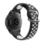 Strap-it Strap-it Garmin Fenix 7 Sport Strap (Black/White)