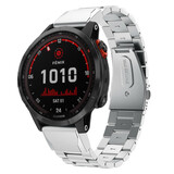 Strap-it Garmin Fenix 7 Steel Strap (Silver) Strap-it Garmin Fenix 7 Steel Strap (Silver)
