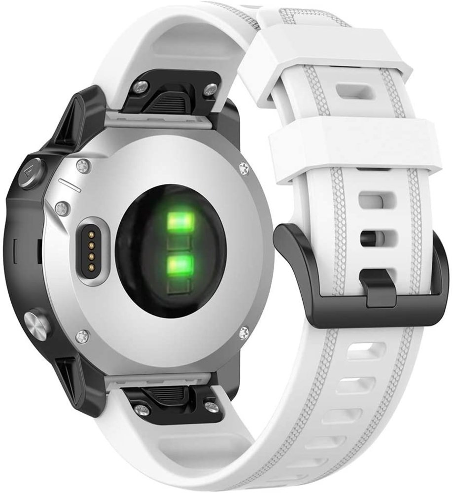 Strap-it Strap-it Garmin Fenix 7s Silicone Strap (White)