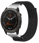 Strap-it Strap-it Garmin Fenix 7 Nylon Strap (Black)