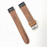 Strap-it Garmin Fenix 7 Leather Strap (Brown) Strap-it Garmin Fenix 7 Leather Strap (Brown)