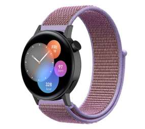 Strap-it Huawei Watch GT 3 42mm Nylon Strap (Purple) Strap-it Huawei Watch GT 3 42mm Nylon Strap (Purple)
