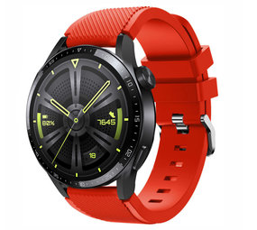 Huawei Watch GT 3 46mm Silicone Strap with Buckle Red