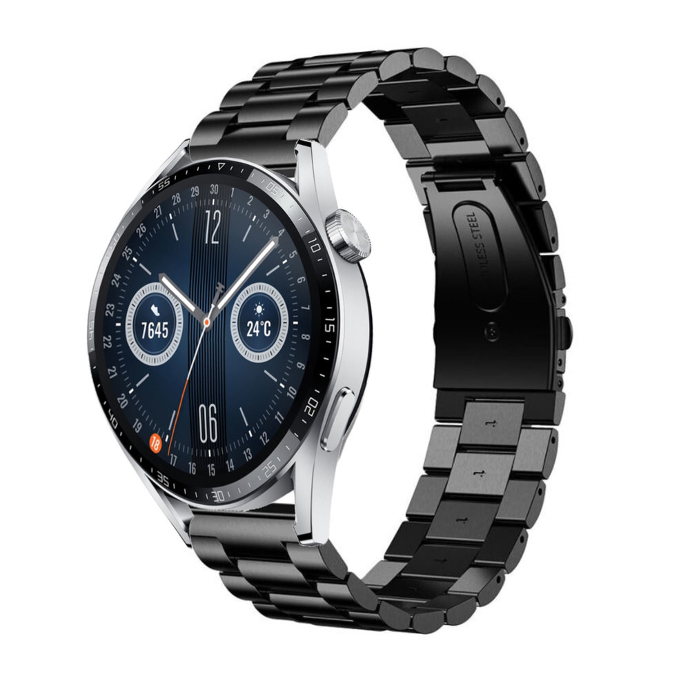 Correa nylon Huawei Watch GT 3 46mm (negro) 