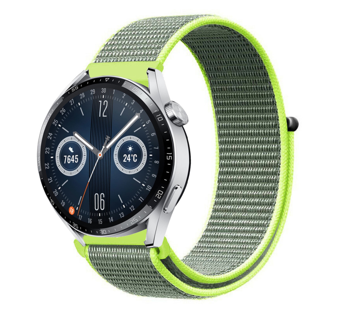 Strap-it Strap-it Huawei Watch GT 3 46mm Nylon Strap (Fluorescent) Strap-it Strap-it Huawei Watch GT 3 46mm Nylon Strap (Fluorescent)