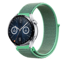 Strap-it Huawei Watch GT 3 46mm Nylon Strap (Mint) Strap-it Huawei Watch GT 3 46mm Nylon Strap (Mint)