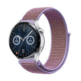 Strap-it Huawei Watch GT 3 46mm Nylon Strap (Purple)