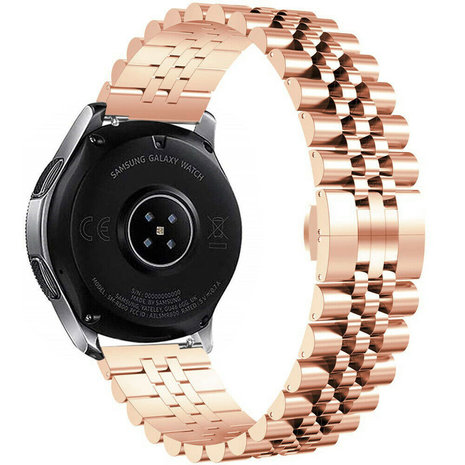 Strap-it Strap-it Huawei Watch GT 3 46mm Steel Jubilee Strap (Rose Gold) Strap-it Strap-it Huawei Watch GT 3 46mm Steel Jubilee Strap (Rose Gold)