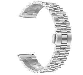 Strap-it Huawei Watch GT 3 46mm Steel Strap Presidential (Silver) Strap-it Huawei Watch GT 3 46mm Steel Strap Presidential (Silver)