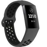Strap-it Fitbit Charge 4 Sport Strap (Dark Grey/Black) Strap-it Fitbit Charge 4 Sport Strap (Dark Grey/Black)