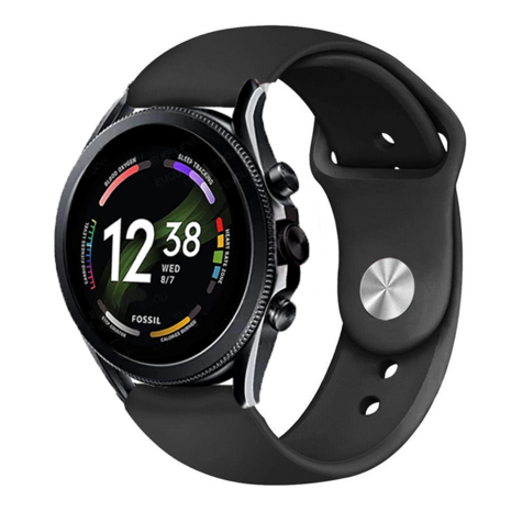 Strap-it Strap-it Fossil Gen 6 44mm Sport Strap (Black) Strap-it Strap-it Fossil Gen 6 44mm Sport Strap (Black)