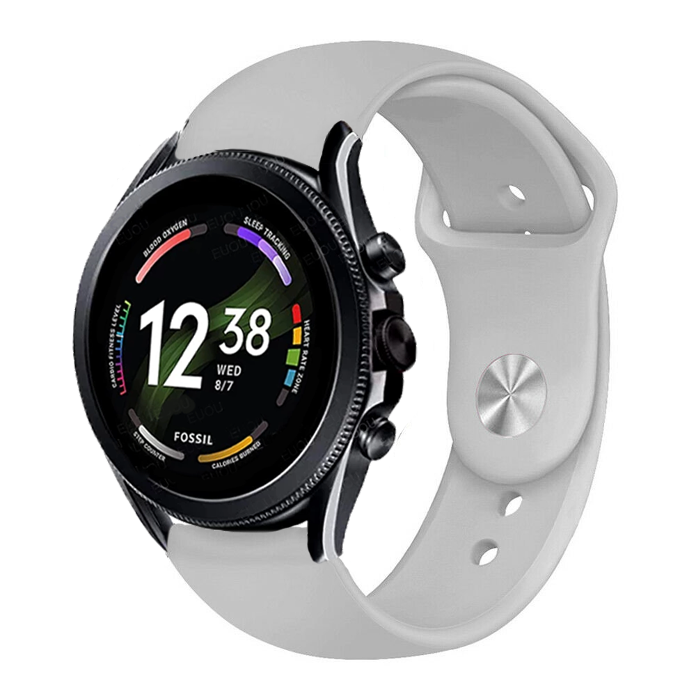 Strap-it Strap-it Fossil Gen 6 44mm Sport Strap (Grey) Strap-it Strap-it Fossil Gen 6 44mm Sport Strap (Grey)