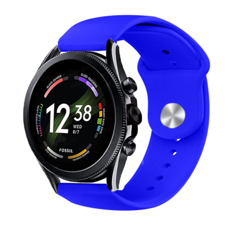 Strap-it Strap-it Fossil Gen 6 44mm Sport Strap (Blue) Strap-it Strap-it Fossil Gen 6 44mm Sport Strap (Blue)